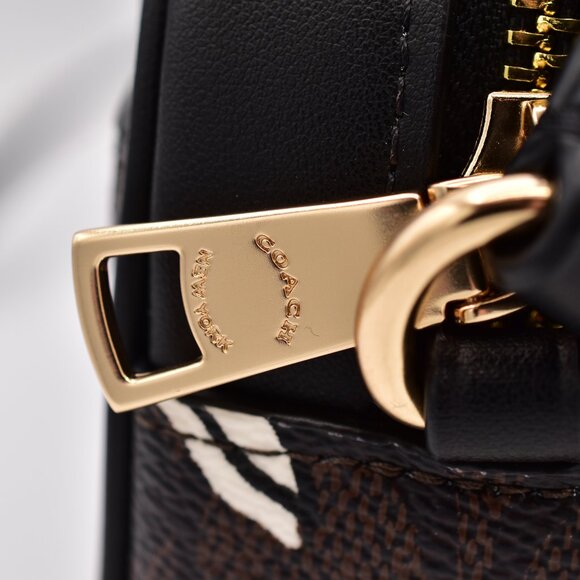 Coach Halloween Mini Jamie Camera Bag with Pumpkin Ghost Print CCF75 NWT NEW - Picture 13 of 15